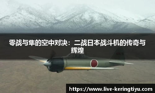 零战与隼的空中对决：二战日本战斗机的传奇与辉煌